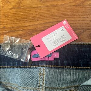 NWT Edikted Blue Denim Jean Micro Mini Skirt